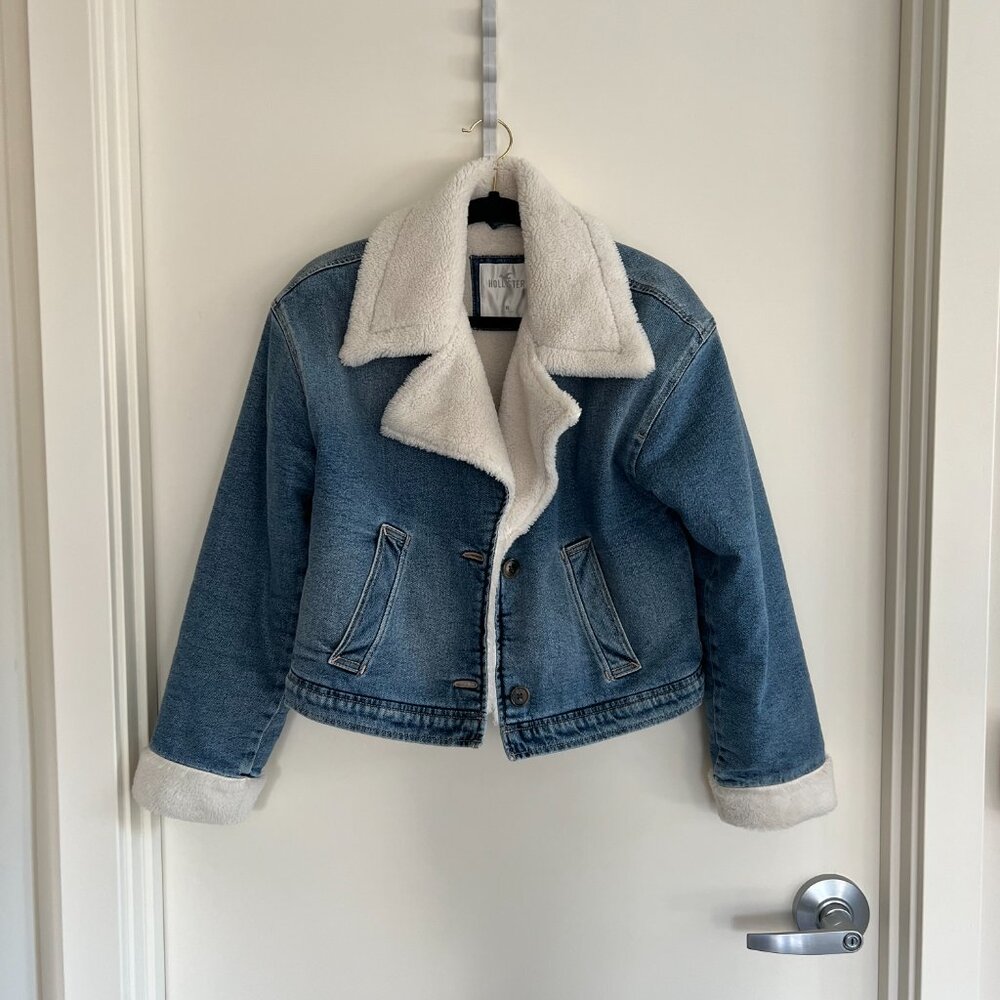 Hollister | Jackets & Coats | Shearling Denim Jacket